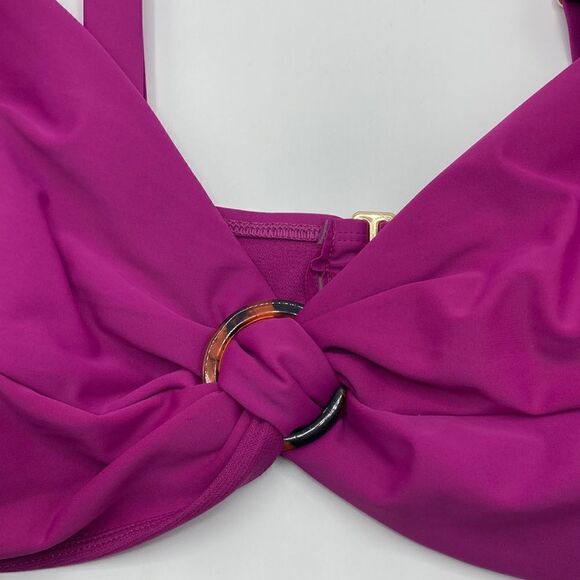 Swim Top & Mid Rise Split Skirt Bikini Bottom Swimsuit Bathing Suit Size 3X - Picture 6 of 16